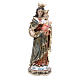 Estatua de resina María Auxiliadora 32 cm detalles oro s1