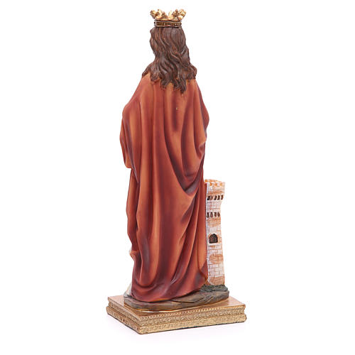 Statue Heilige Barbara, 31,5 cm, aus Kunstharz 3