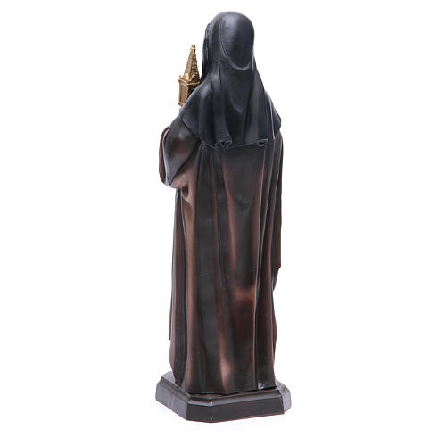 Statue Heilige Klara 31cm Harz 3