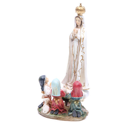 Statua Madonna Fatima 30 cm resina 2