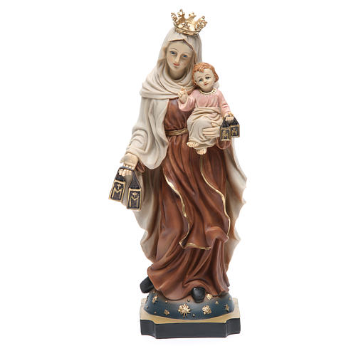 Our Lady of Mount Carmel statue in resin 32 cm 1