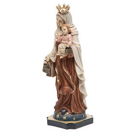 Estatua Virgen del Carmen 32 cm resina