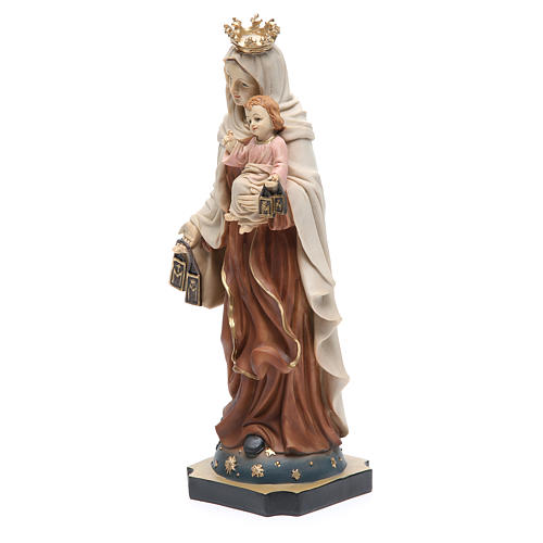 Estatua Virgen del Carmen 32 cm resina 2