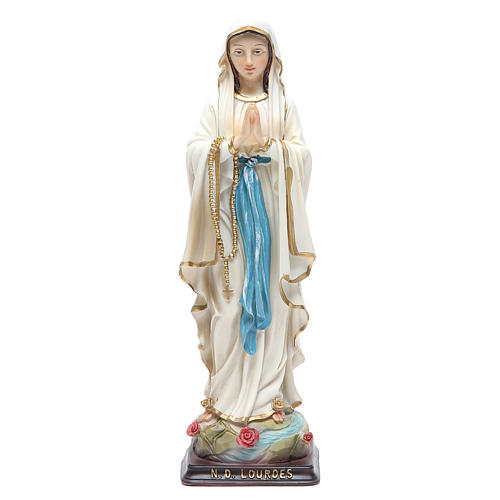 Statue Notre-Dame Lourdes 24,5 cm résine 1