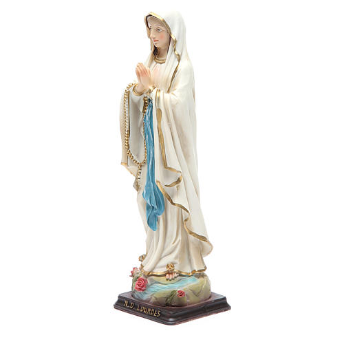 Statue Notre-Dame Lourdes 24,5 cm résine 2