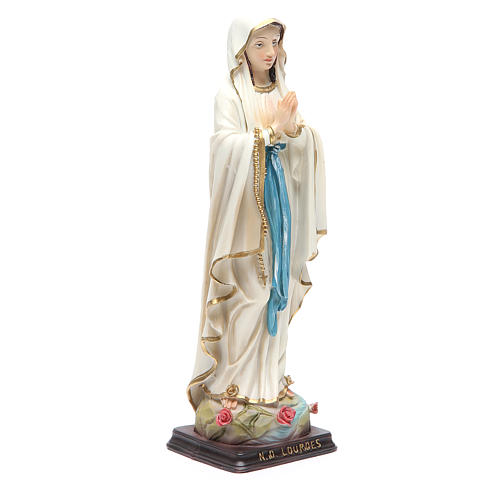 Statue Notre-Dame Lourdes 24,5 cm résine 3
