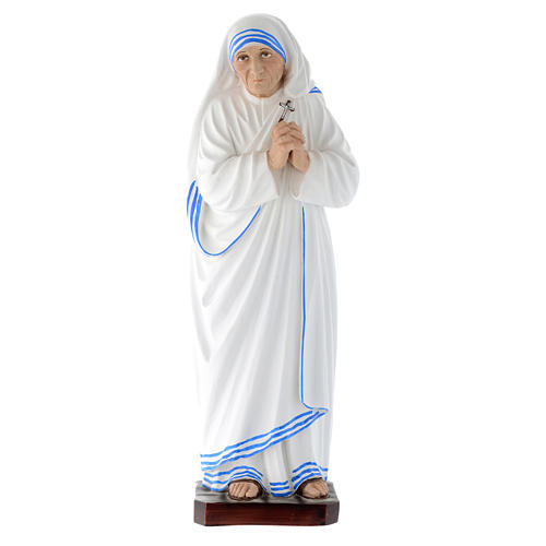 Imagem Madre Teresa de Calcutá fibra de vidro 40 cm 1