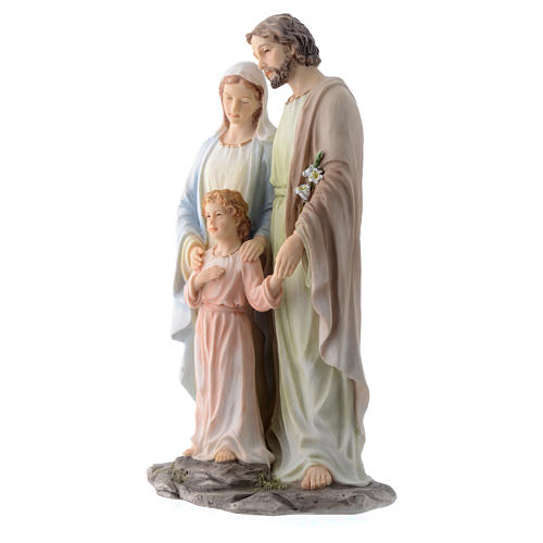Santa Famiglia 25 cm resina 2