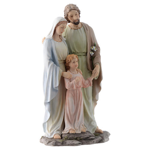 Santa Famiglia 25 cm resina 3