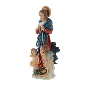 Statue Notre-Dame qui défait les noeuds 60 cm résine peinte