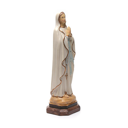 Our Lady of Lourdes statue in coloured resin 40 cm 4