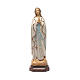 Our Lady of Lourdes statue in coloured resin 40 cm s1