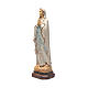 Our Lady of Lourdes statue in coloured resin 40 cm s2