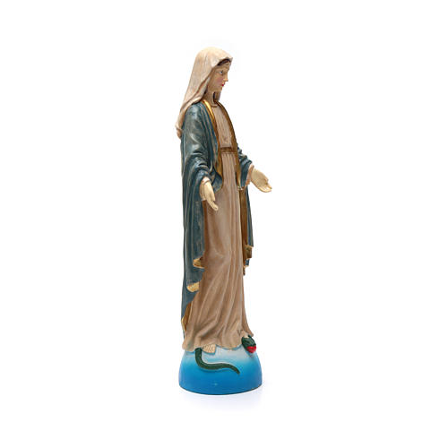 Statue Vierge Miraculeuse résine colorée 40 cm 4