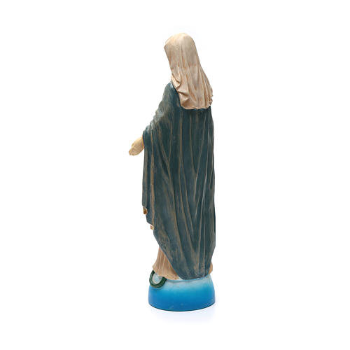 Statua Madonna Miracolosa resina colorata 40 cm 3