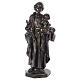 STOCK Heiliger Josef mit Kind Bronze Finish 105cm Fontanini s1