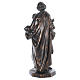 STOCK Heiliger Josef mit Kind Bronze Finish 105cm Fontanini s5