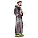 Saint Francis of Assisi statue in plaster, mother-of-pearl effect 40 cm s3