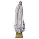 Statue of Our Lady of Fatima, plaster with pearly finish, 12 in s1