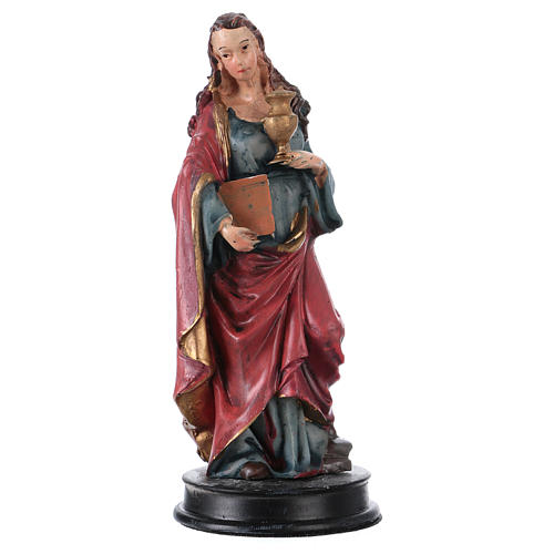 STOCK Heilige Maria Magdalena Statue aus Kunstharz 13 cm 1