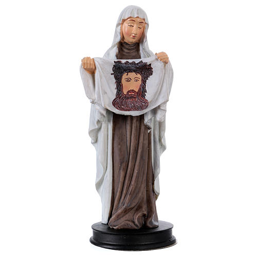STOCK Heilige Veronika Statue aus Kunstharz 13 cm 1
