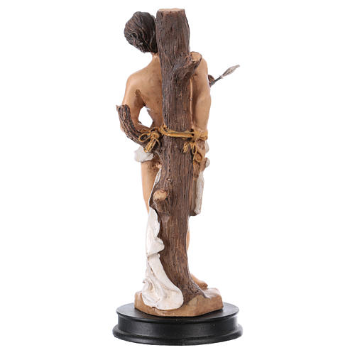 STOCK Figurka żywica Święty Sebastian 13 cm 2