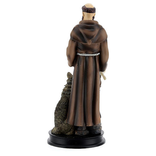 STOCK St Francis of Assisi statue in resin 13 cm 4