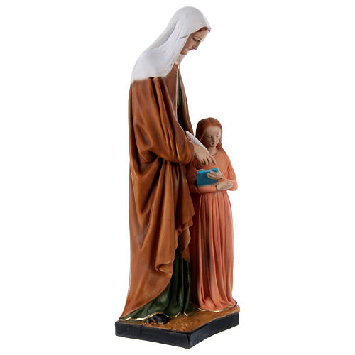 Statue Heilige Anna mit Maria aus Harz 60cm 4