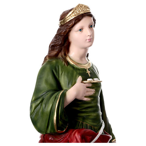 Statue Heilige Lucia aus Harz 60cm 7
