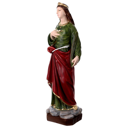 Saint Lucy 60 cm Statue, in painted resin 3