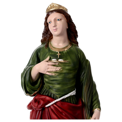 Saint Lucy 60 cm Statue, in painted resin 4