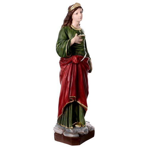 Saint Lucy 60 cm Statue, in painted resin 5