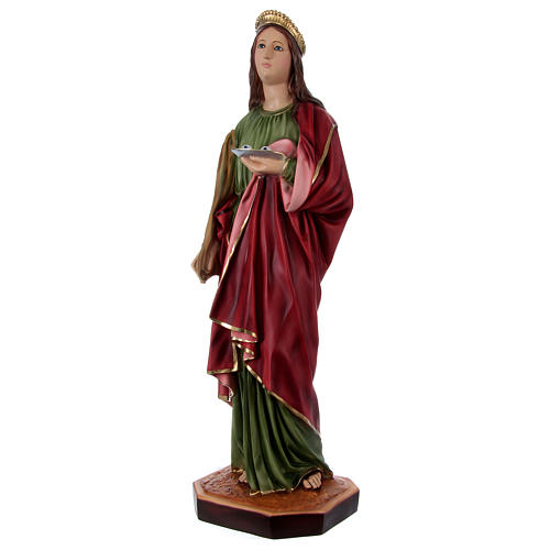 Statue Heilige Lucia aus Harz 90cm 3