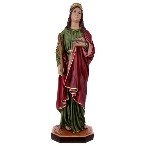Estatua de resina Santa Lucía 90 cm 1