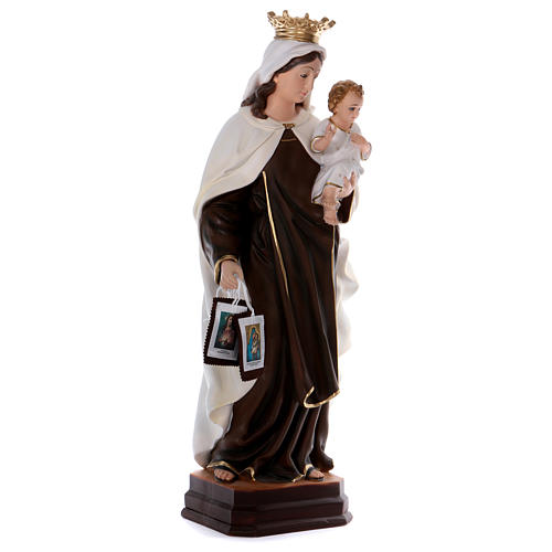 Our Lady of Mount Carmel statue in resin 70 cm 4
