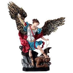 Saint Michael statue in resin 70 cm