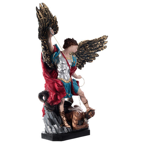 Saint Michael statue in resin 70 cm 5