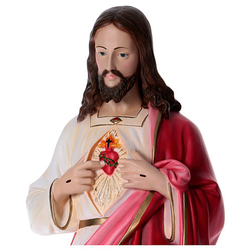 Sacred Heart of Jesus statue in resin 130 cm 2
