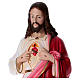 Estatua de resina Sagrado Corazón de Jesús 130 cm s2