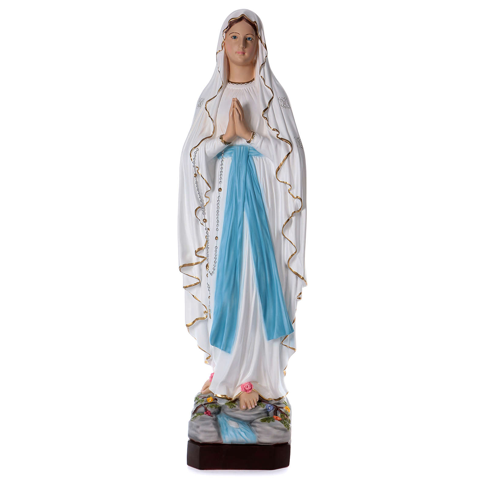 Our Lady of Lourdes statue in resin 130 cm | online sales on HOLYART.co.uk