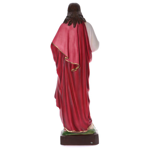 Estatua Sagrado Corazón de Jesús 100 cm resina 5