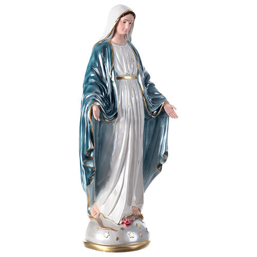 Statue Vierge Miraculeuse 80 cm résine 3