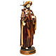 Statua San Giacomo apostolo 30 cm resina colorata s4