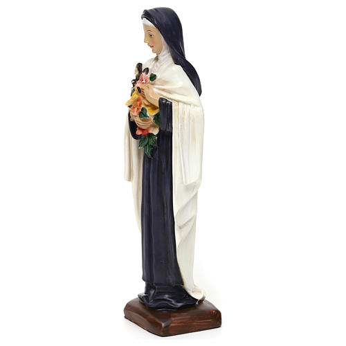St. Teresa statue in painted resin 20 cm 3