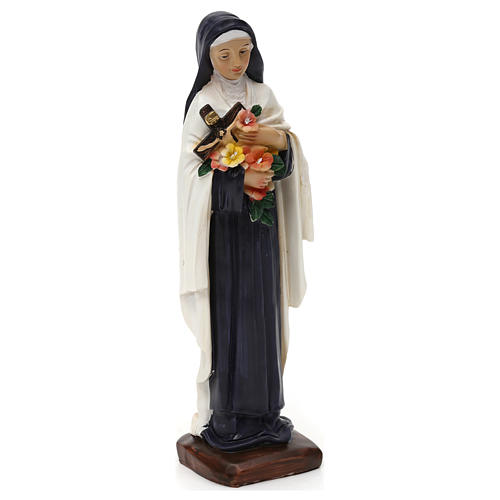 St. Teresa statue in painted resin 20 cm 4