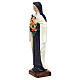 St. Teresa statue in painted resin 20 cm s3