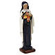 Saint Theresa 20 cm in colored resin s4