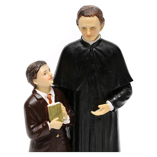 Don Bosco und Domenico Savio 20cm aus Harz 2