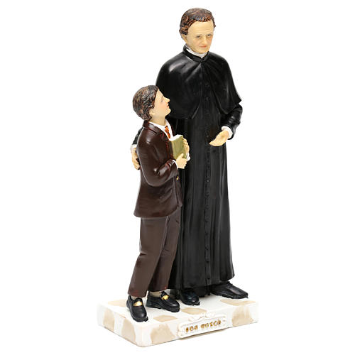 Don Bosco und Domenico Savio 20cm aus Harz 4