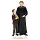 Don Bosco und Domenico Savio 20cm aus Harz s1